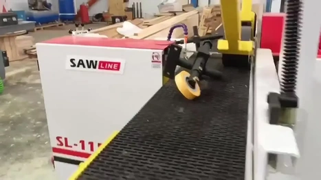 Очередной запуск ленточно-делительного станка SAWLINE SL 11E у клиента