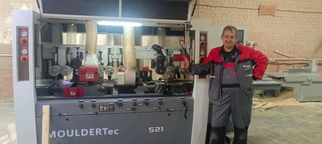 Очередной запуск четырехстороннего станка MOULDERTec 521