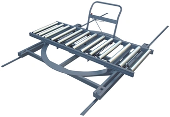 Поворотная рельсовая  тележка 360° 2500*600*300