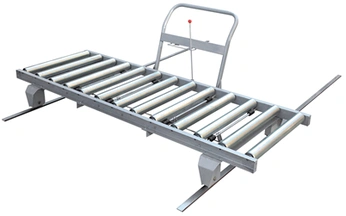 Рельсовая тележка с роликами 2500*600*300