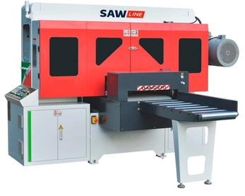 Ленточно-делительный однопильный станок  SAWLINE SL 450W/650W