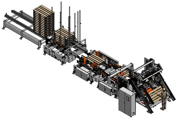 Автоматическая линия сборки европоддонов ITALPALL EUROMASTER 500