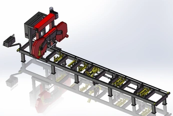 Автоматический ленточнопильный комплекс SAWLINE LT-50