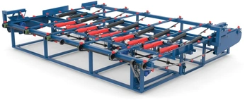 Станок торцовочный проходной с плавающими упорам SAWLINE TTT